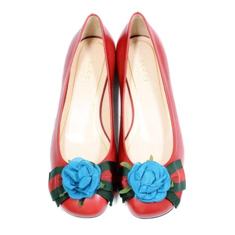 red gucci flats shoes|red Gucci shoes cost.